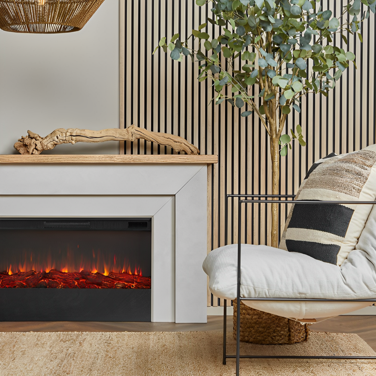 🔥 RealFlame® Elektrische Haard – Breng Warmte en Stijl in Huis!