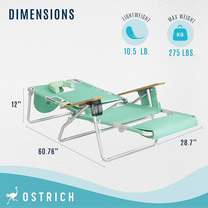 Ultimate 3-in-1 Ostrich Chair: Comfort & Versatility 🌅🏖️