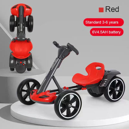 🔥Ultimo Giorno! Sconto 49%✨ Kart Elettrico Pieghevole per Bambini 🏎️⚡