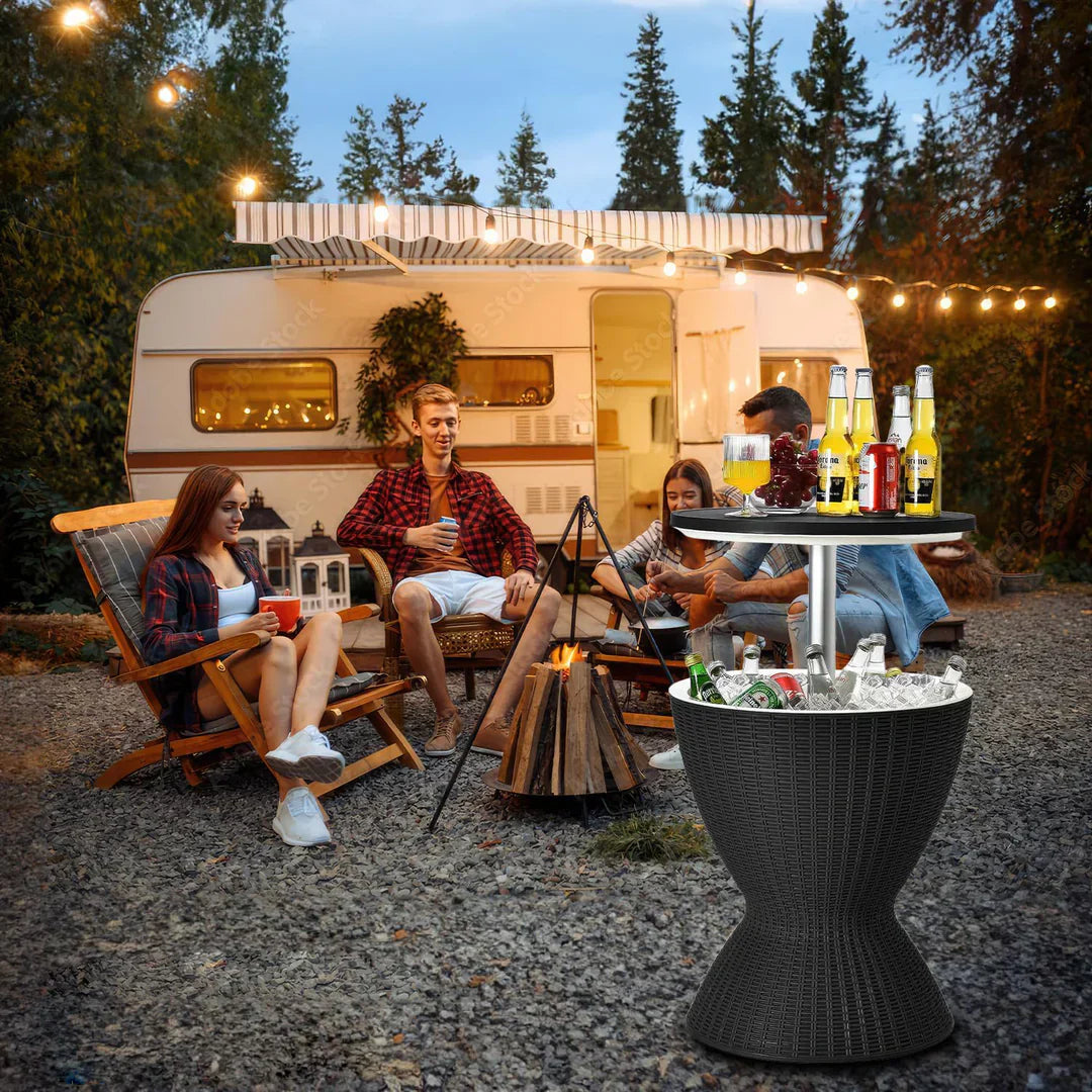 🧊  Terrassebar met 8-gallon koeler