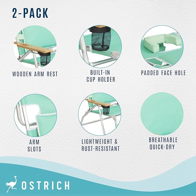 Ultimate 3-in-1 Ostrich Chair: Comfort & Versatility 🌅🏖️