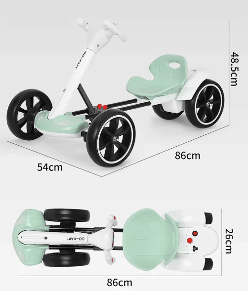 🛺 Kart électrique pliable 3-6 ans ⚡ | léger et amusant 🎉