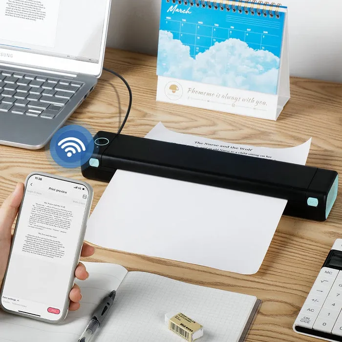 ✨🌐 Compacte Wireless Printer | Perfect voor Mobiel & Laptop 📱